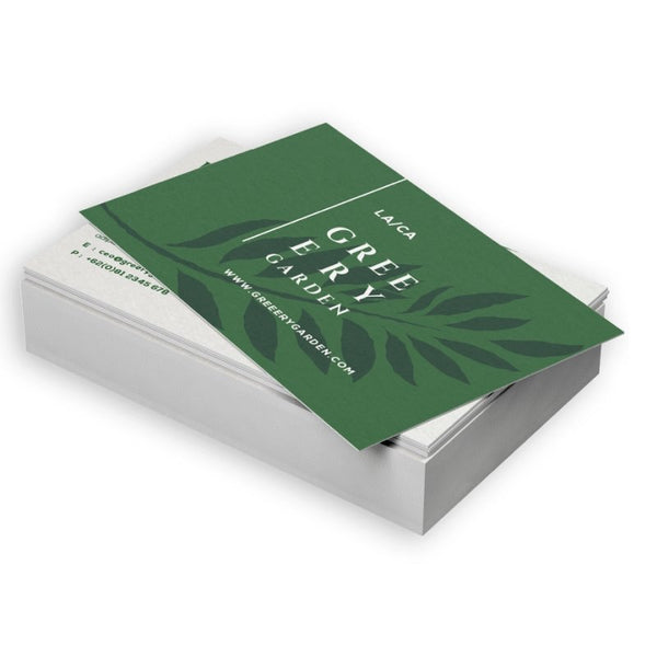 13pt Recycled Enviro Business Cards Printing - The Business Box